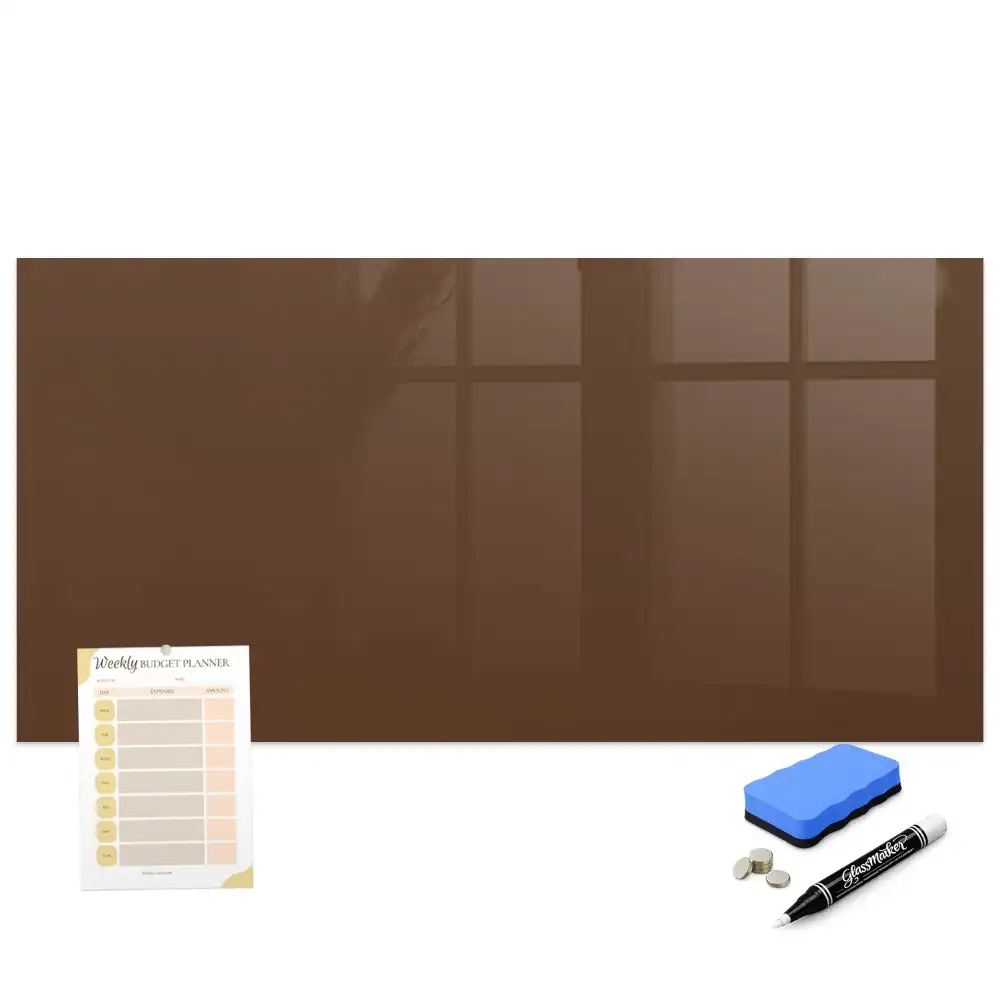 Tableau magnétique pour dessin de couleur brune