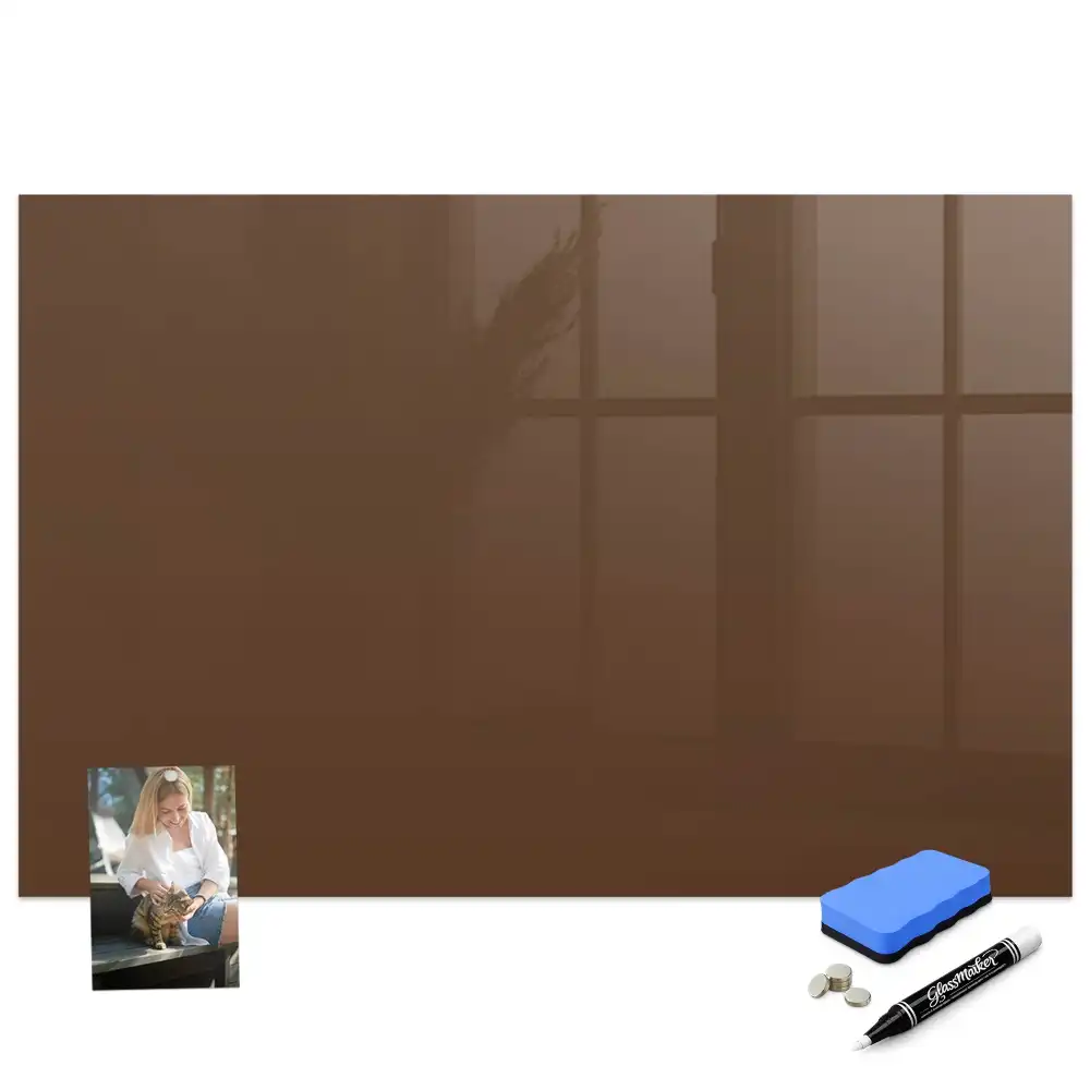 Tableau magnétique pour dessin de couleur brune