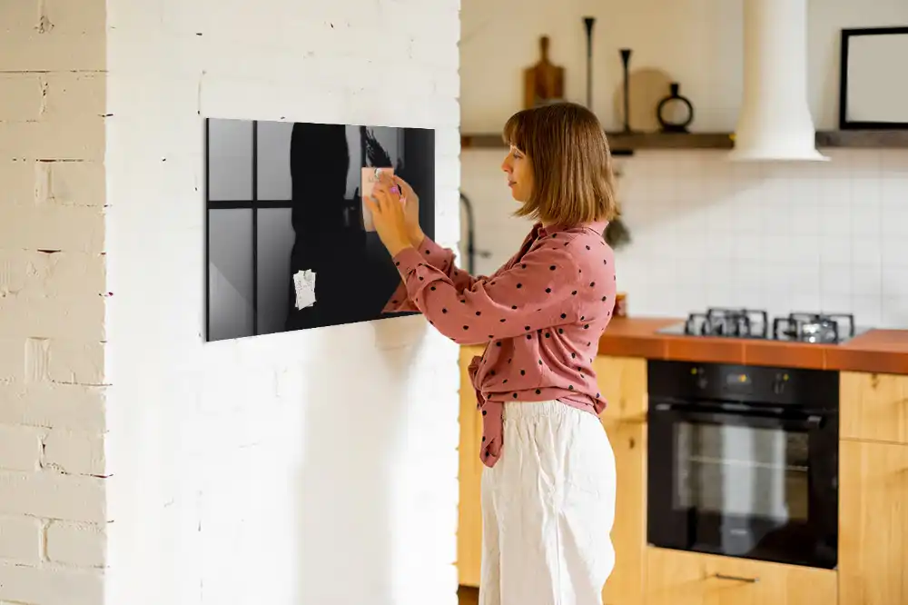 Tableau magnétique à dessiner noir