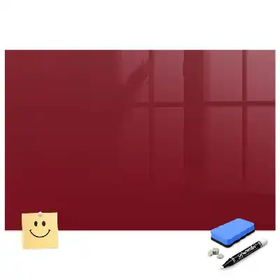 Tableau magnétique avec feutre bordeaux