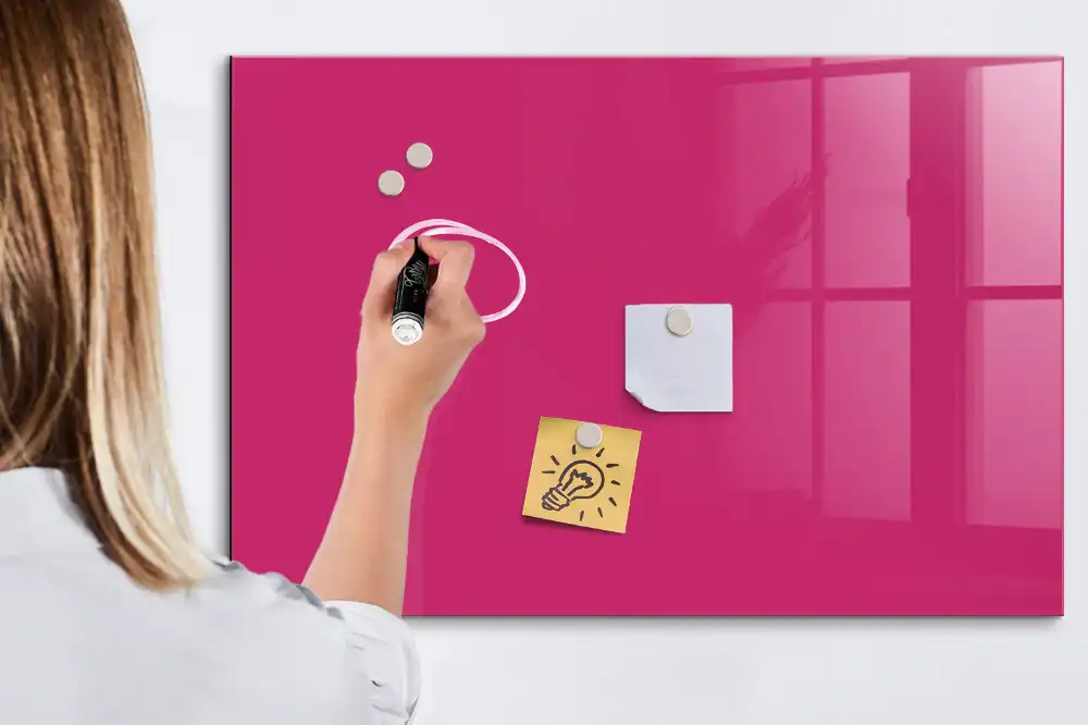Tableau magnétique pour dessin rose intense