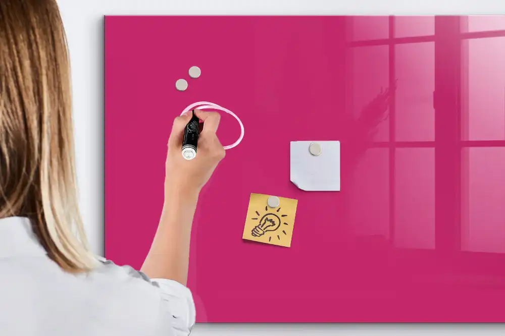 Tableau magnétique pour dessin rose intense
