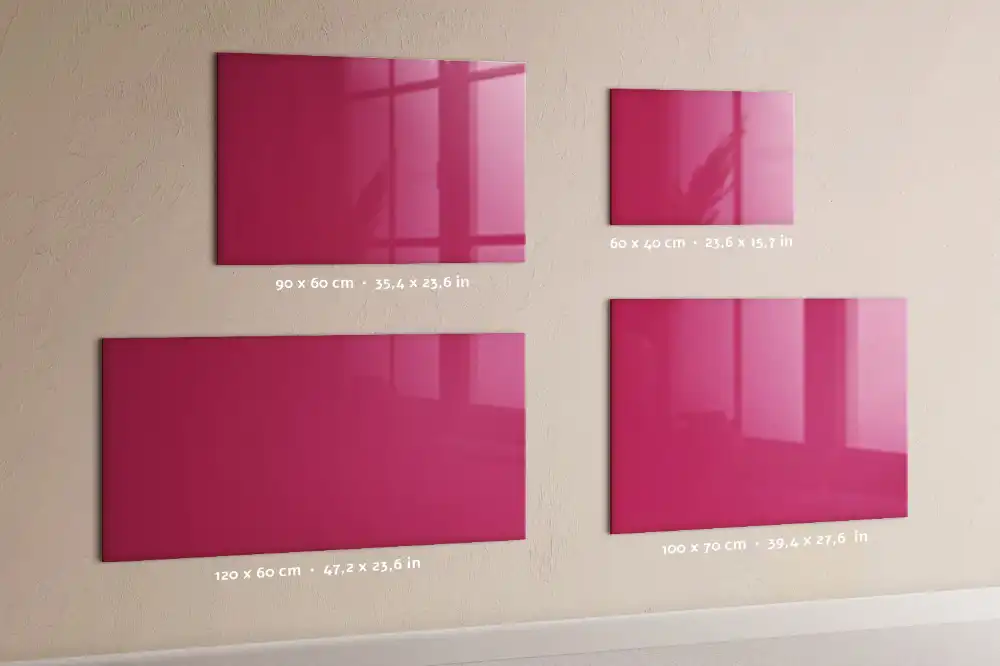 Tableau magnétique pour dessin rose intense