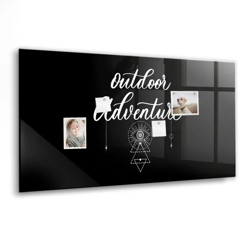 Tableau magnétique pour dessin motif expédition en montagne