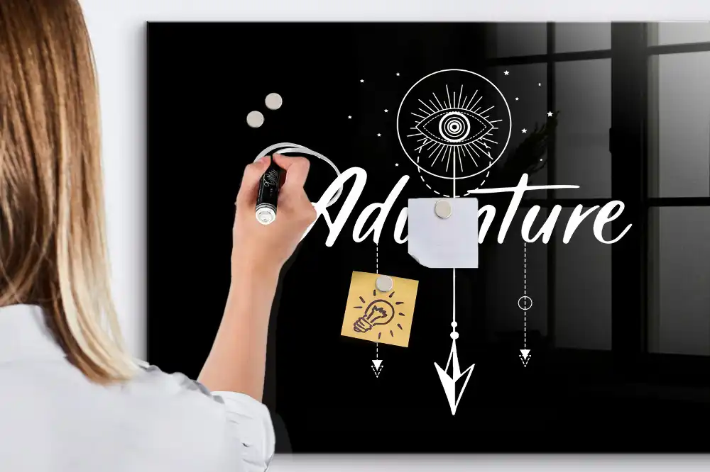 Tableau magnétique de voyage avec feutre