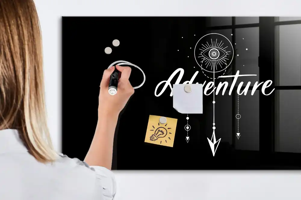 Tableau magnétique de voyage avec feutre