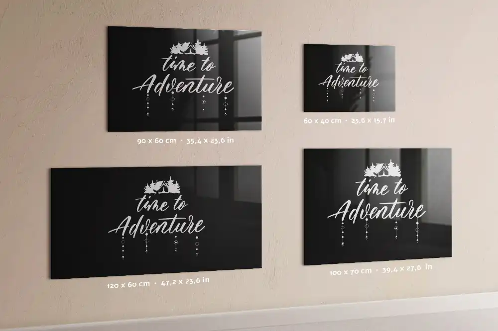 Tableau magnétique L'heure est à l'aventure avec feutre