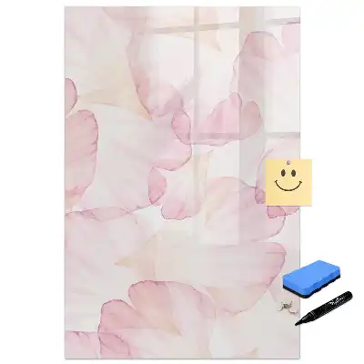 Tableau blanc magnétique effaçable à sec motif paysage pictural