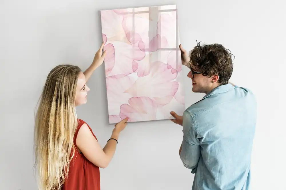 Tableau blanc magnétique effaçable à sec motif paysage pictural