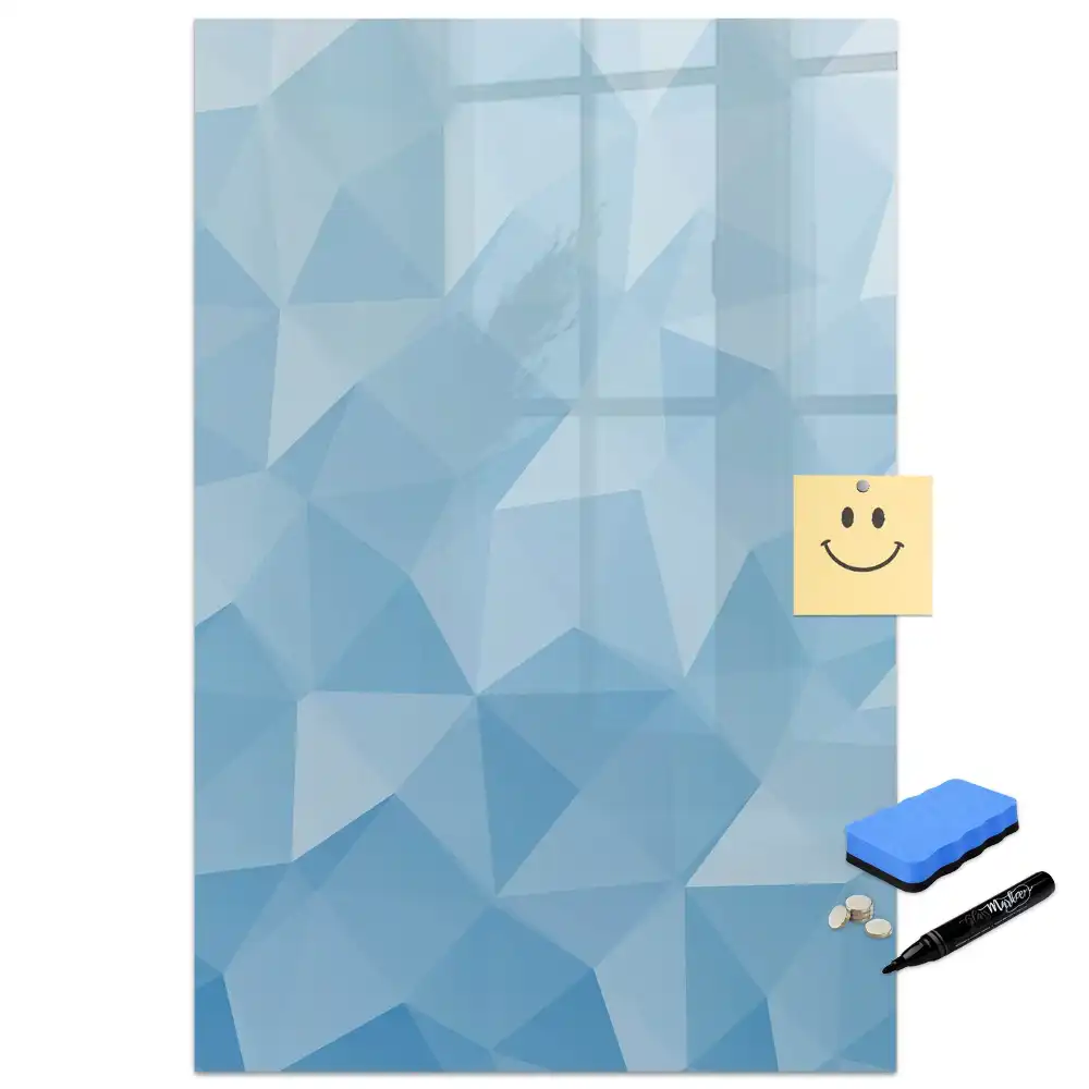 Tableau magnétique avec feutre et mosaïque triangulaire