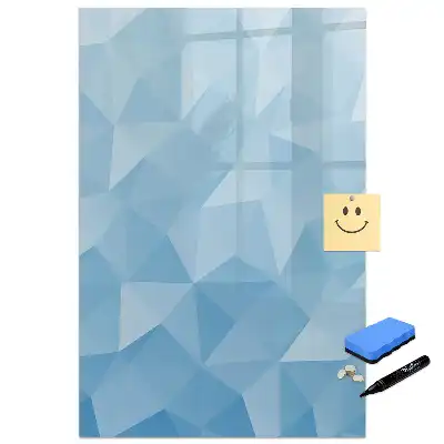 Tableau magnétique avec feutre et mosaïque triangulaire