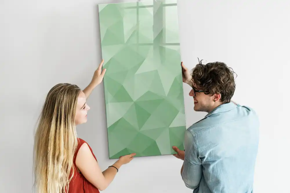 Tableau magnétique pour figures géométriques triangulaires