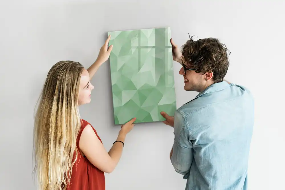 Tableau magnétique pour figures géométriques triangulaires