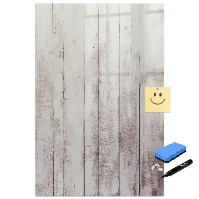 Tableau magnétique avec surface en bois naturel