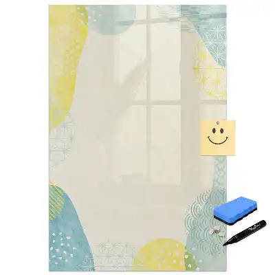 Tableau magnétique décoratif avec feutre