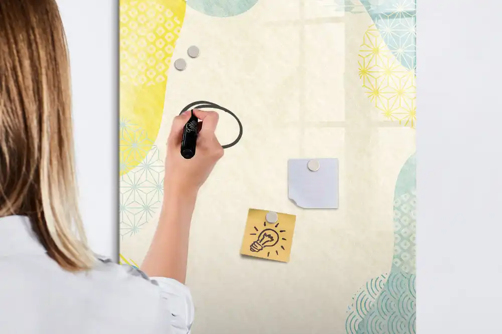 Tableau magnétique décoratif avec feutre
