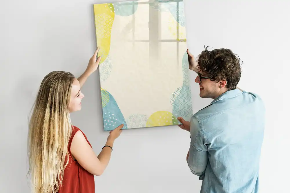 Tableau magnétique décoratif avec feutre