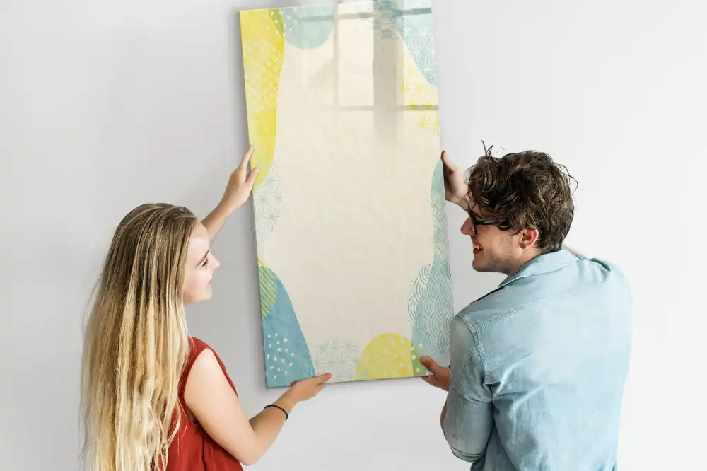 Tableau magnétique décoratif avec feutre