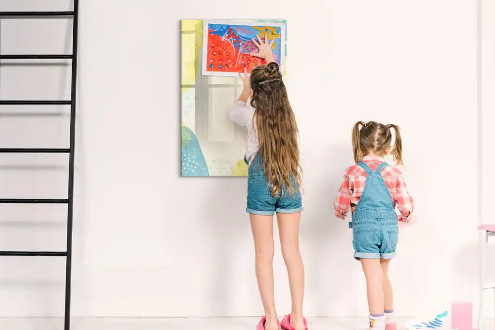 Tableau magnétique décoratif avec feutre