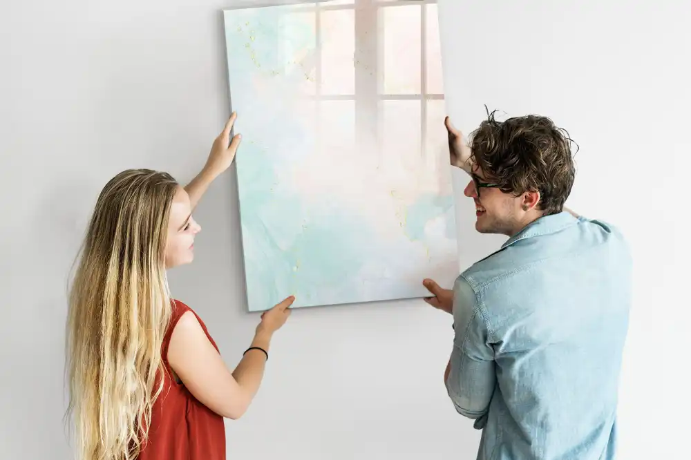 Tableau magnétique effaçable composition pastel