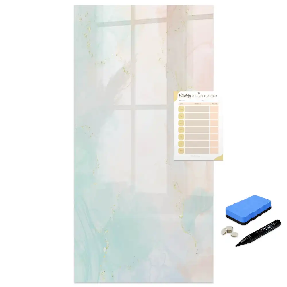 Tableau magnétique effaçable composition pastel