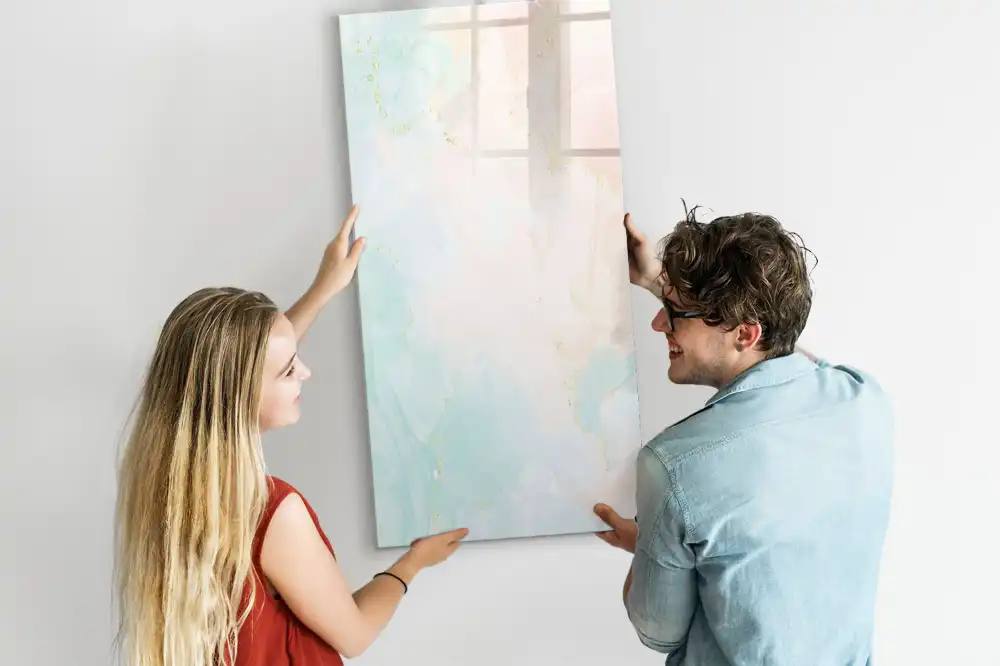 Tableau magnétique effaçable composition pastel