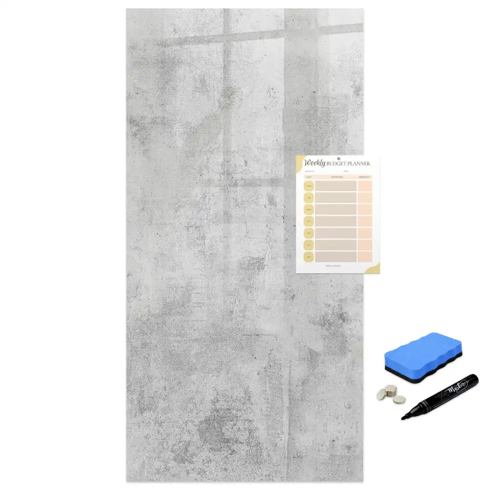 Tableau magnétique avec feutre pour mur en béton