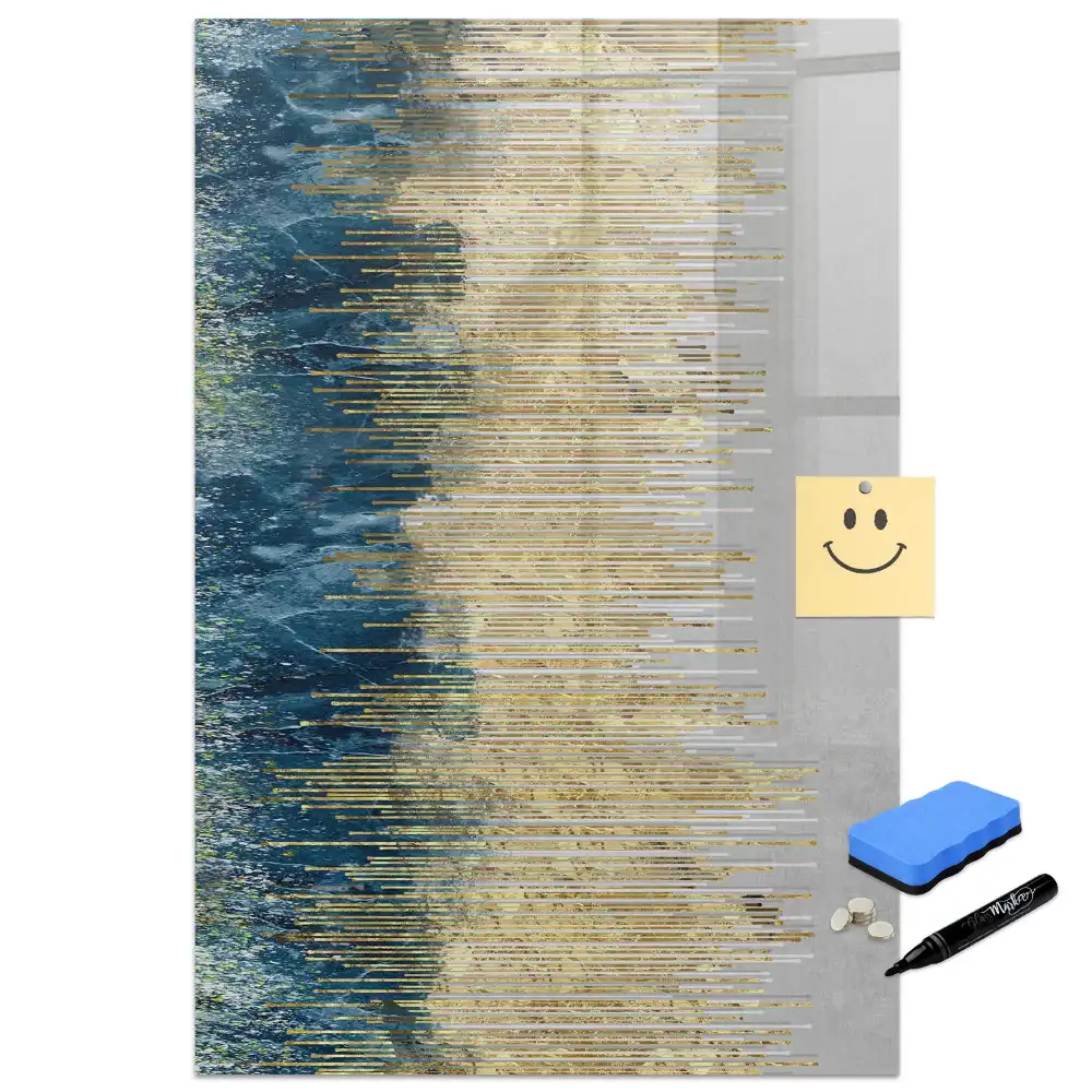 Tableau magnétique décoratif avec feutre