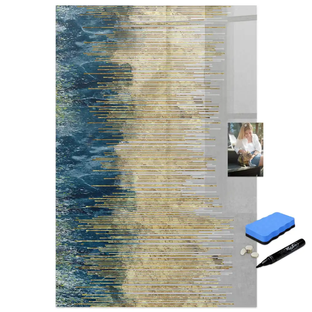 Tableau magnétique décoratif avec feutre