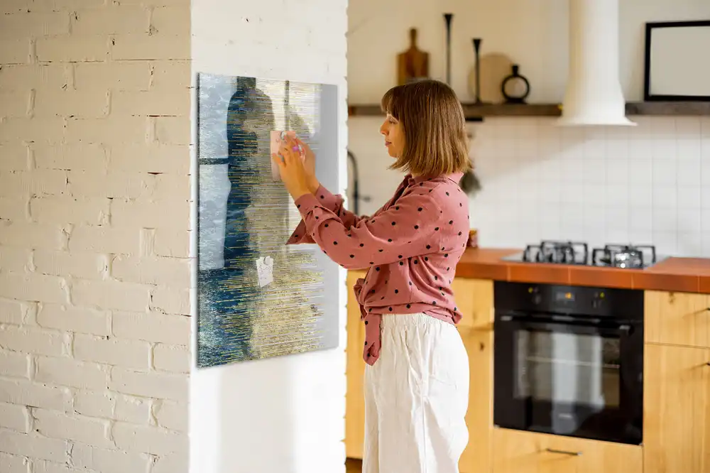 Tableau magnétique décoratif avec feutre