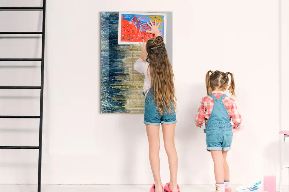 Tableau magnétique décoratif avec feutre