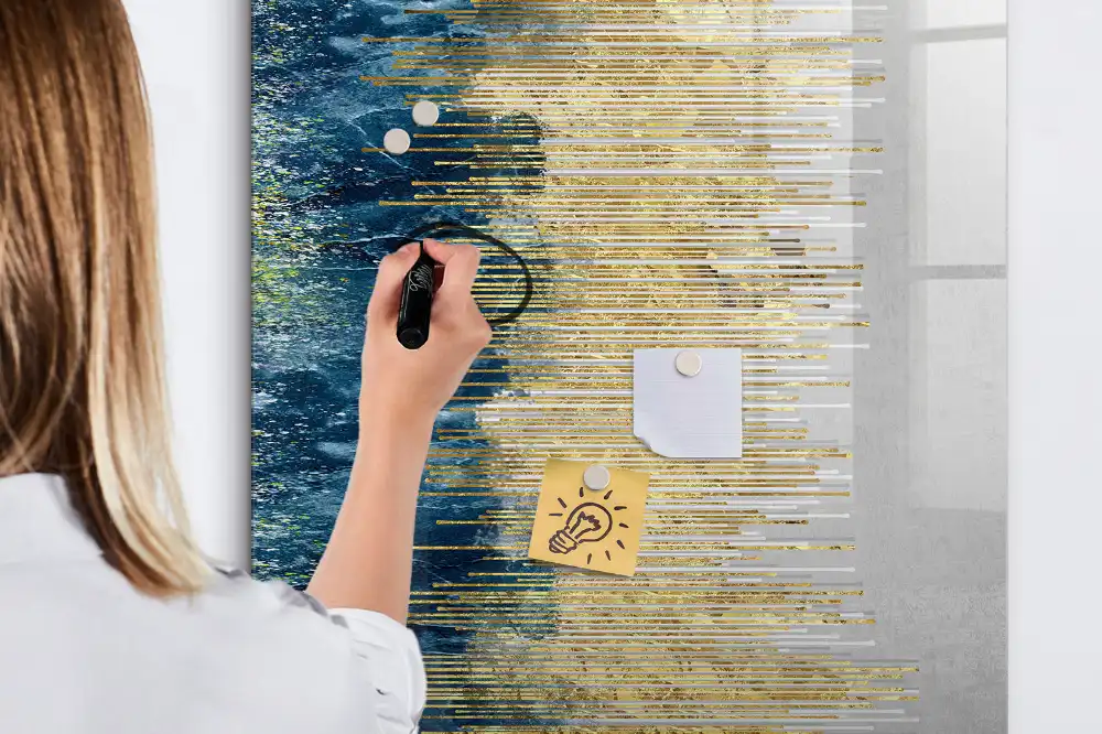 Tableau magnétique décoratif avec feutre