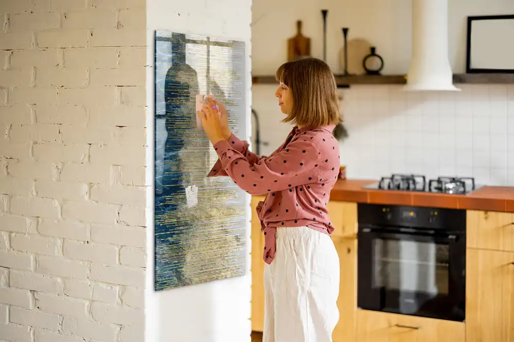 Tableau magnétique décoratif avec feutre