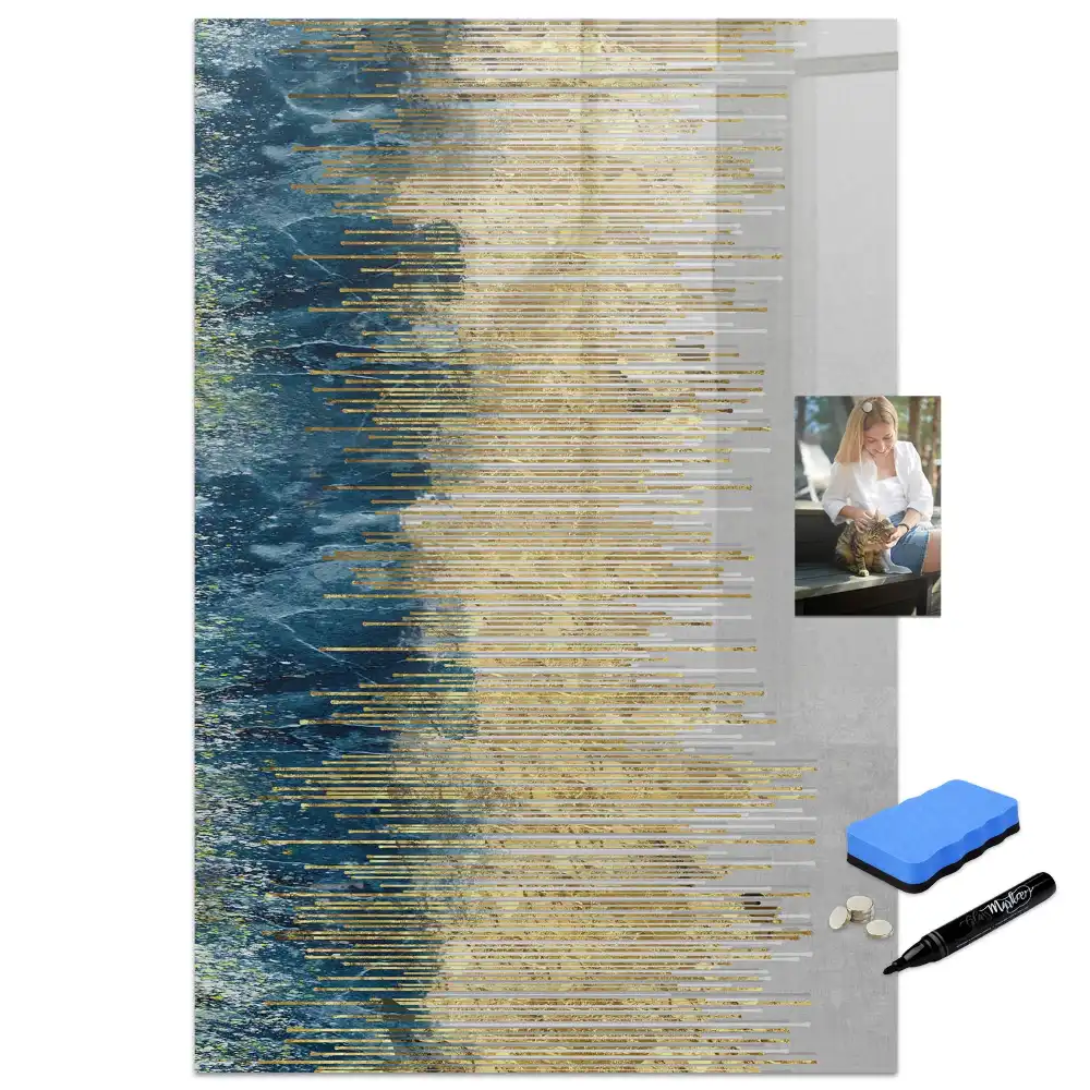 Tableau magnétique décoratif avec feutre