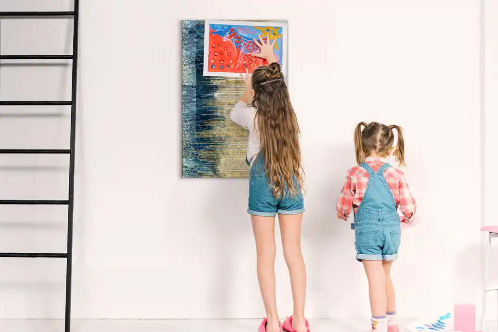 Tableau magnétique décoratif avec feutre