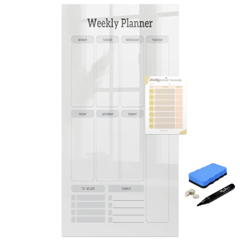 Tableau magnétique hebdomadaire pour dessin et organisation