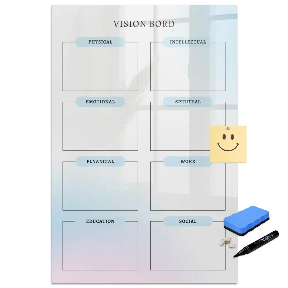Tableau magnétique pour vision board