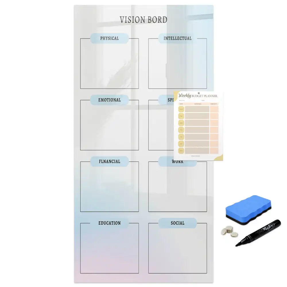 Tableau magnétique pour vision board