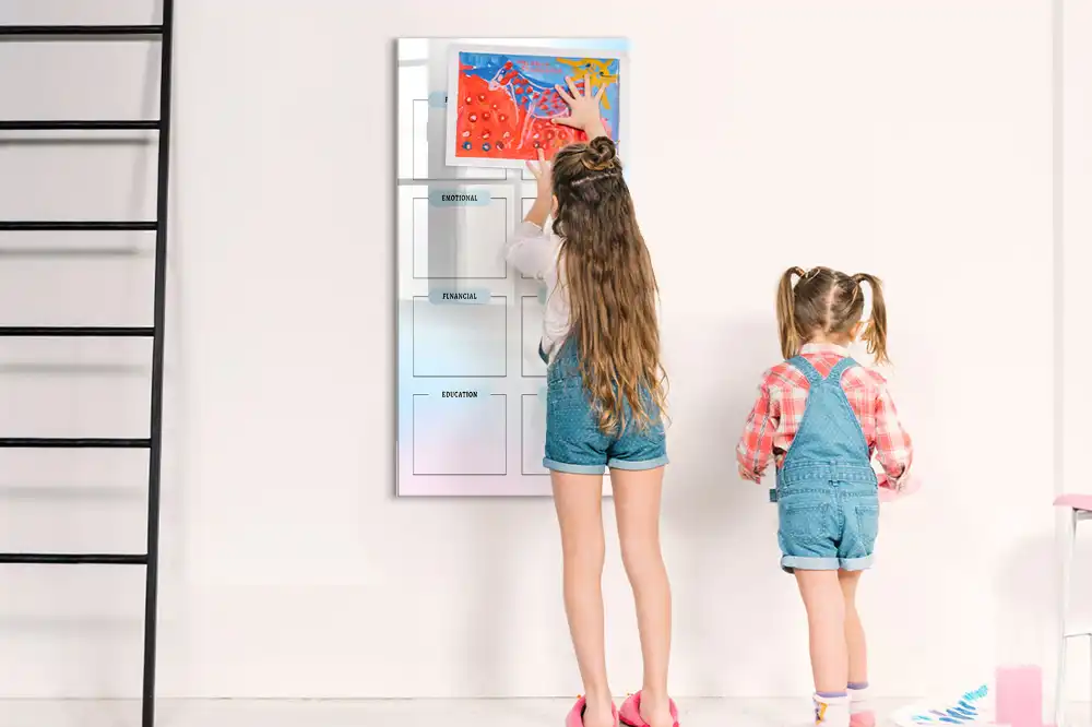Tableau magnétique pour vision board