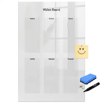 Tableau magnétique pour écriture et visualisation
