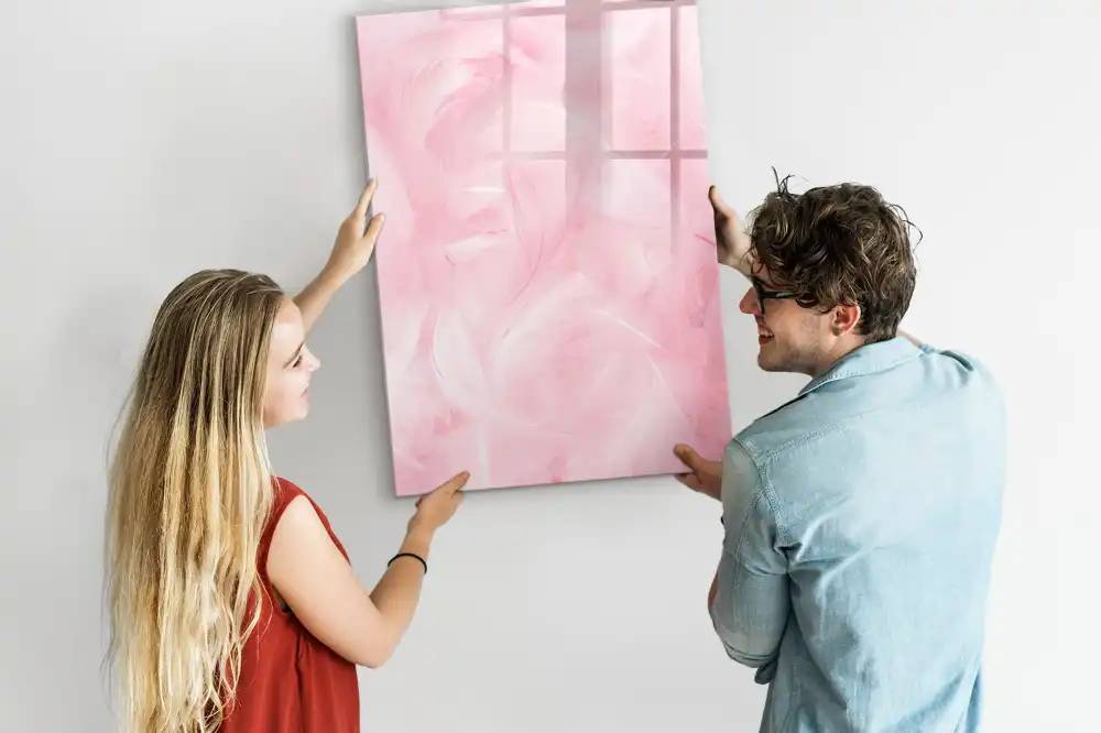 Tableau magnétique effaçable à motifs de plumes duveteuses