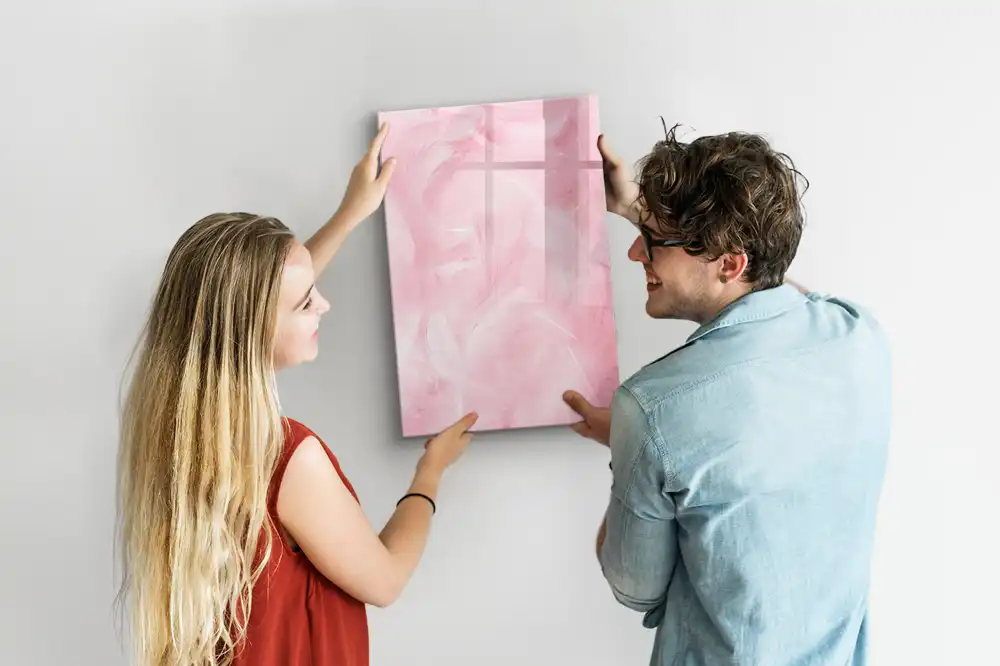Tableau magnétique effaçable à motifs de plumes duveteuses