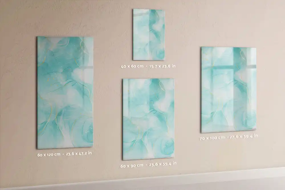 Tableau magnétique avec feutre effet marbre