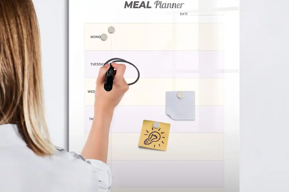 Tableau magnétique pour menu et organisation
