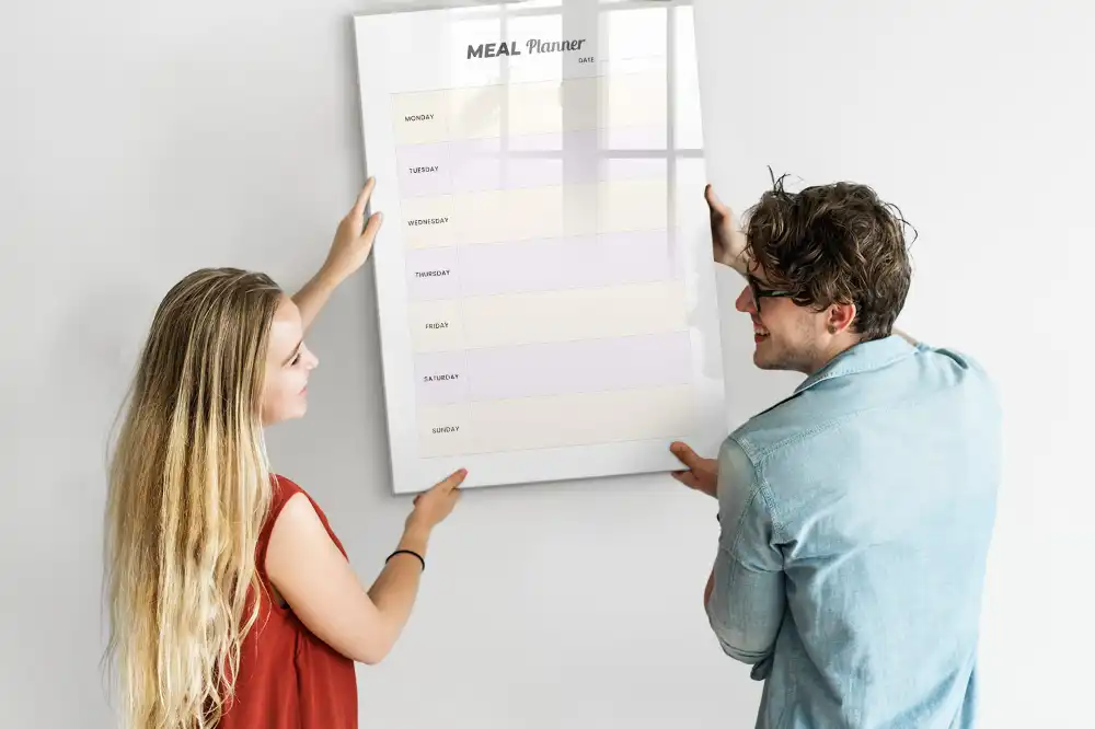 Tableau magnétique pour menu et organisation