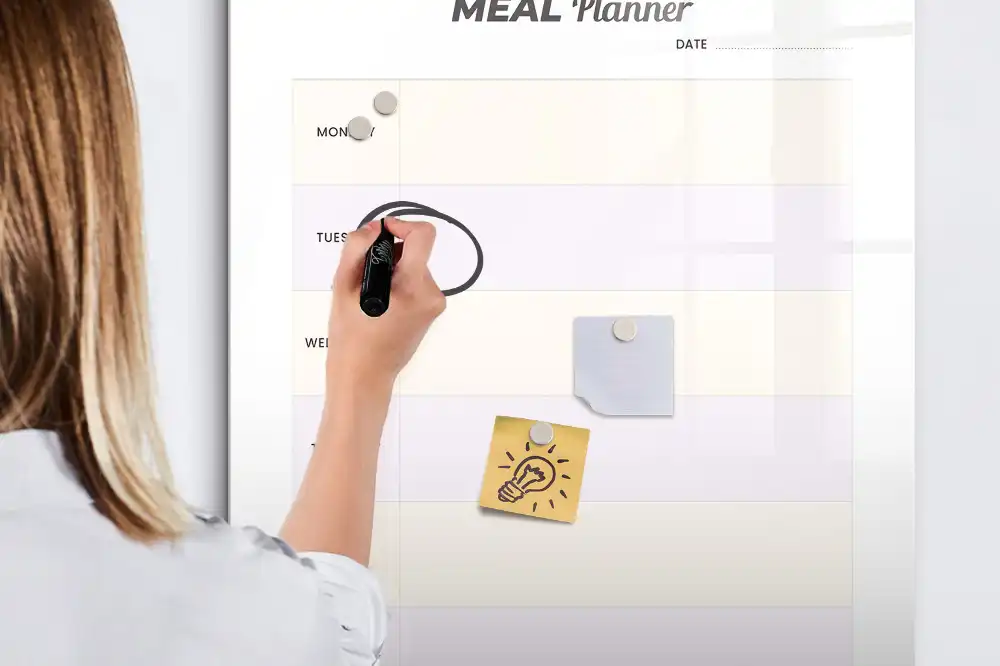 Tableau magnétique pour menu et organisation