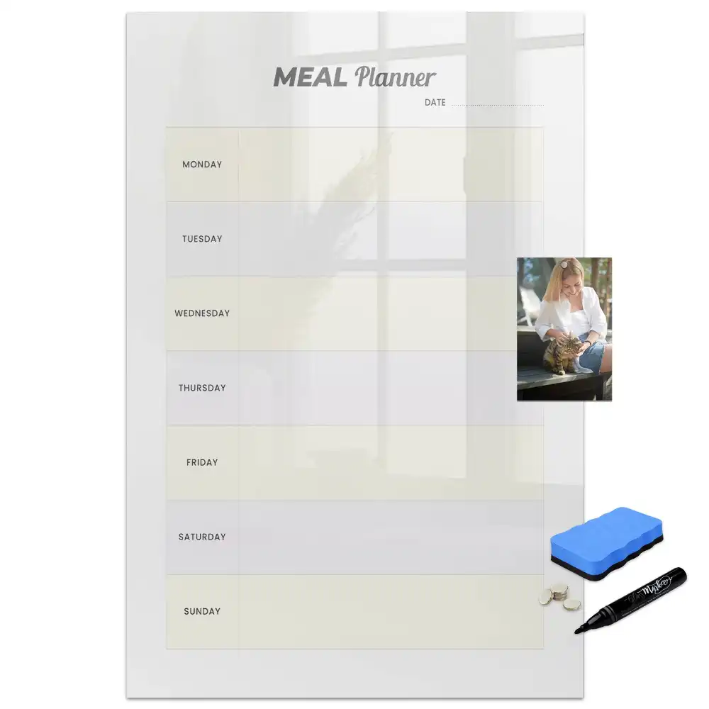 Tableau magnétique pour menu et organisation