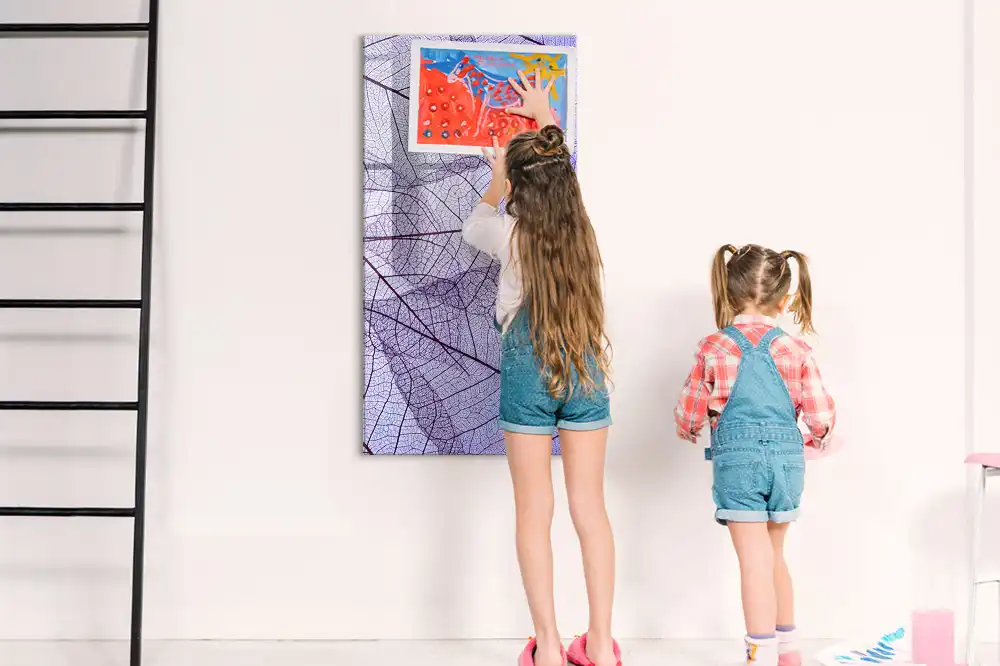 Tableau magnétique pour l'écriture de la structure de la feuille