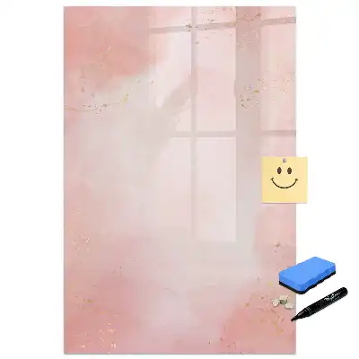 Tableau magnétique pour écriture granit rose