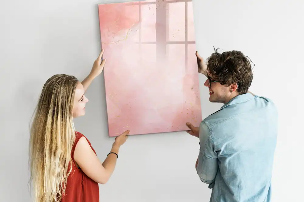 Tableau magnétique pour écriture granit rose